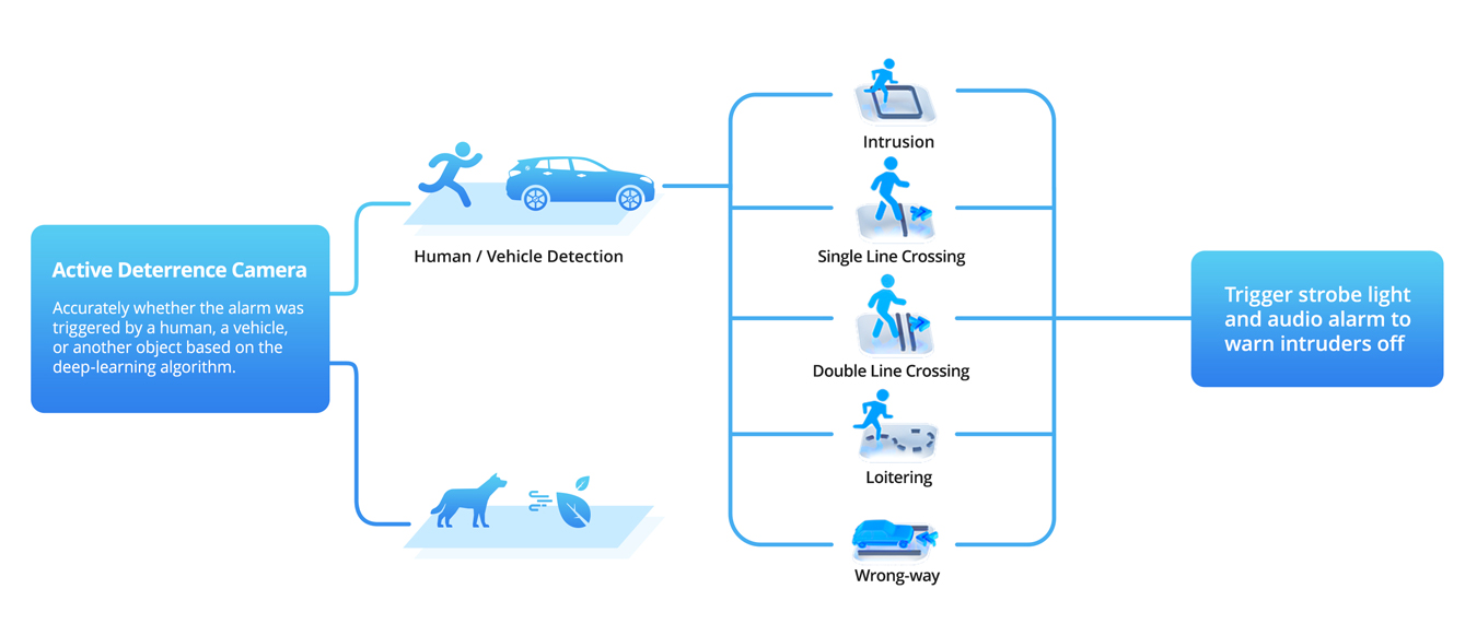 How does Active Deterrence Camera Work?