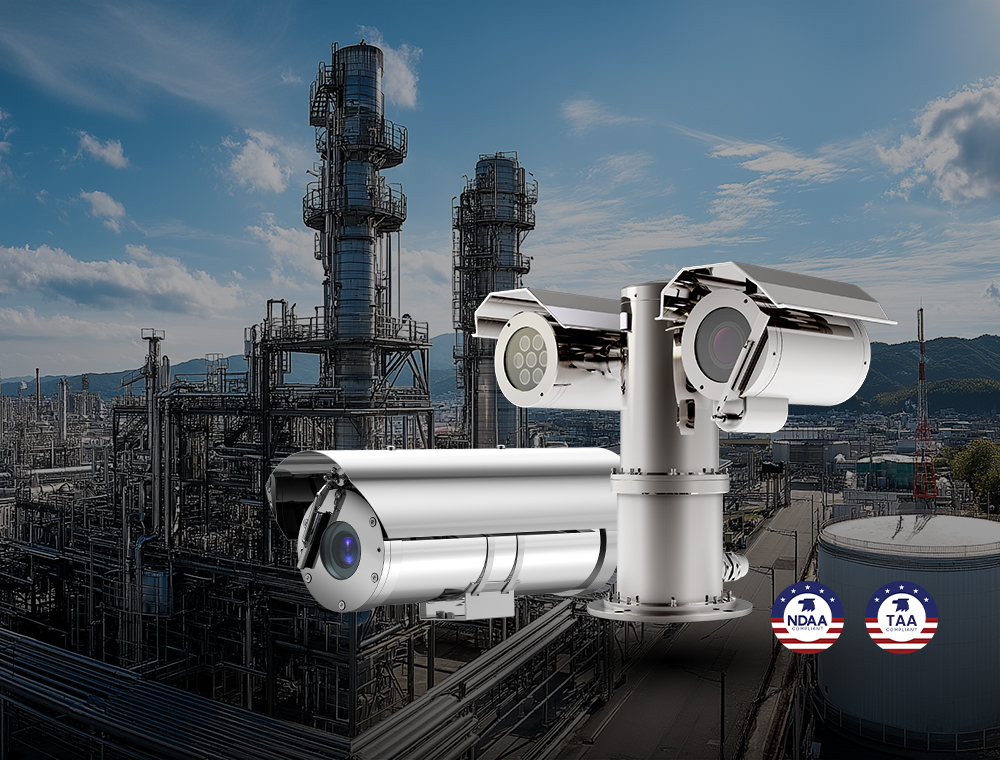 Engineered for hazardous areas with explosion-proof housing, delivering stable and secure video surveillance.