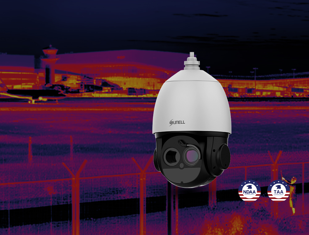 360° thermal coverage with fast PTZ control, accurate temperature detection, smart tracking, and 24/7 perimeter protection.
