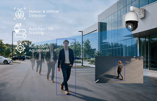 Intelligent PTZ Auto Tracking