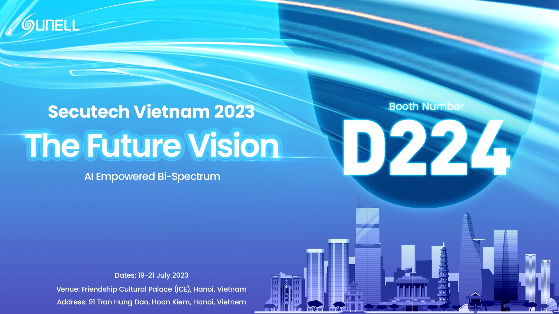 Sunell will Showcase New Products at The Secutech Vietnam 2023 Exhibition