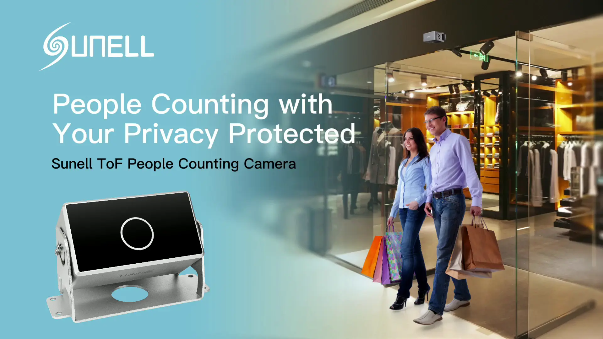 Sunell ToF People Counting Camera